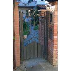 Wrought Iron Pedestrian Gate. Personalised Executions. 097