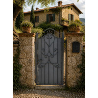 CANCELLO PEDONALE in Ferro Battuto . Realizzazioni Personalizzate . Cod. 097
