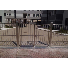 CANCELLO PEDONALE in Acciaio Inox . Realizzazioni Personalizzate . Cod. 098