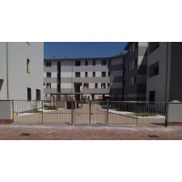 CANCELLO PEDONALE in Acciaio Inox . Realizzazioni Personalizzate . Cod. 098