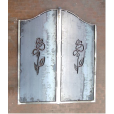 CANCELLO PEDONALE in Ferro con disegno Laser . Realizzazioni Personalizzate . Cod. 1507