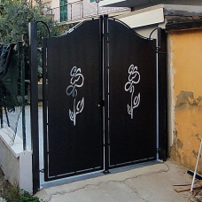CANCELLO PEDONALE in Ferro con disegno Laser . Realizzazioni Personalizzate . Cod. 1507
