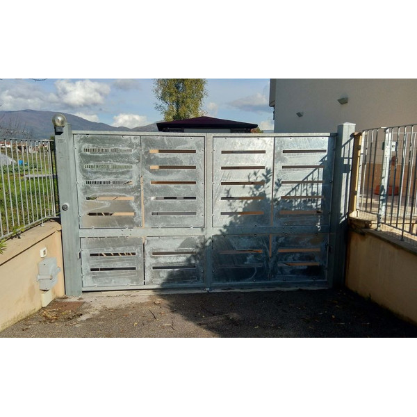 CANCELLO CARRABILE in Ferro con disegno Laser . Realizzazioni Personalizzate . Cod. 1510