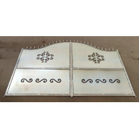 CANCELLO CARRABILE in Ferro con disegno Laser . Realizzazioni Personalizzate . Cod. 1511