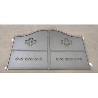 CANCELLO CARRABILE in Ferro con disegno Laser . Realizzazioni Personalizzate . Cod. 1511