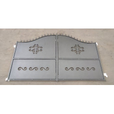 CANCELLO CARRABILE in Ferro con disegno Laser . Realizzazioni Personalizzate . Cod. 1511
