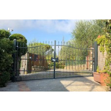 Wrought Iron Driveway Gate. Personalised Executions. 1512