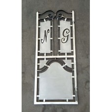 Pedestrian Gate in Iron Design with laser cutting . Personalised Executions. 1515