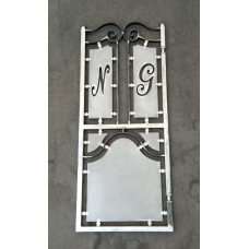 CANCELLO PEDONALE in Ferro con disegno Laser . Realizzazioni Personalizzate . Cod. 1515