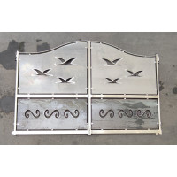 CANCELLO CARRABILE in Ferro con disegno Laser . Realizzazioni Personalizzate . Cod. 1520