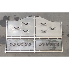 CANCELLO CARRABILE in Ferro con disegno Laser . Realizzazioni Personalizzate . Cod. 1520