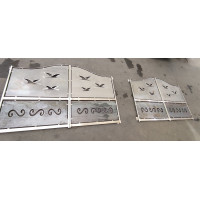 CANCELLO CARRABILE in Ferro con disegno Laser . Realizzazioni Personalizzate . Cod. 1520