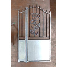 CANCELLO PEDONALE in Ferro con disegno Laser . Realizzazioni Personalizzate . Cod. 1530