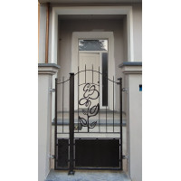 CANCELLO PEDONALE in Ferro con disegno Laser . Realizzazioni Personalizzate . Cod. 1530