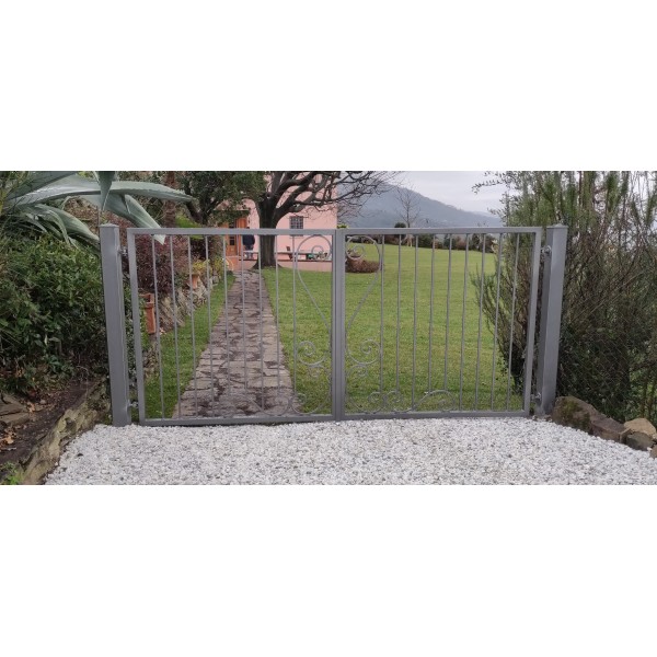 CANCELLO PEDONALE Ferro Battuto . Realizzazioni Personalizzate . cod. 1537 . Detrazioni 50%