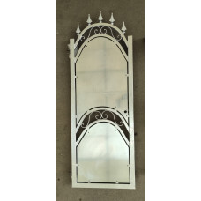 CANCELLO PEDONALE in Ferro Battuto con disegno Laser . Realizzazioni Personalizzate . Cod. 1544
