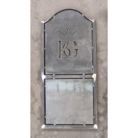 CANCELLO PEDONALE in Ferro con disegno Laser . Realizzazioni Personalizzate . Cod. 1545