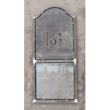 CANCELLO PEDONALE in Ferro con disegno Laser . Realizzazioni Personalizzate . Cod. 1545