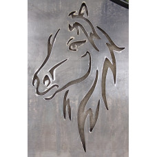CANCELLO CARRABILE in Ferro con disegno Laser . Realizzazioni Personalizzate . Cod. 1546