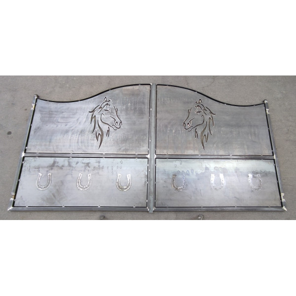 CANCELLO CARRABILE in Ferro con disegno Laser . Realizzazioni Personalizzate . Cod. 1546