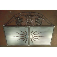 CANCELLO CARRABILE in Ferro con disegno Laser . Realizzazioni Personalizzate . Cod. 191