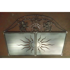 CANCELLO CARRABILE in Ferro con disegno Laser . Realizzazioni Personalizzate . Cod. 191