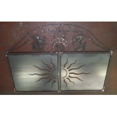 CANCELLO CARRABILE in Ferro con disegno Laser . Realizzazioni Personalizzate . Cod. 191