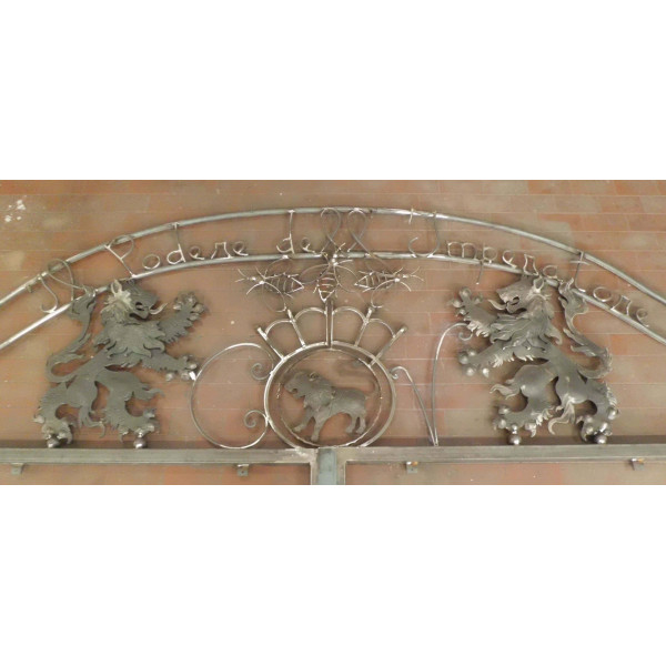 CANCELLO CARRABILE in Ferro con disegno Laser . Realizzazioni Personalizzate . Cod. 191
