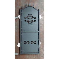 CANCELLO PEDONALE in Ferro Battuto con disegno Laser . Realizzazioni Personalizzate . Cod. 2100