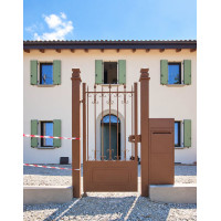 CANCELLO PEDONALE in Ferro Battuto . Realizzazioni Personalizzate . Cod. 2107 CANCELLO PEDONALE in Ferro Battuto . Realizzazioni Personalizzate . Cod. 2107