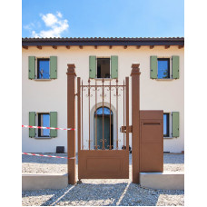 CANCELLO PEDONALE in Ferro Battuto . Realizzazioni Personalizzate . Cod. 2107