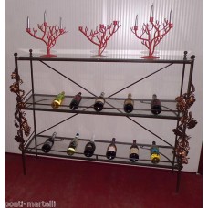 Wrought Iron Consolle Etagere Furniture. Personalised Executions. 300