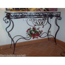 Wrought Iron Consolle Etagere Furniture. Personalised Executions. 322