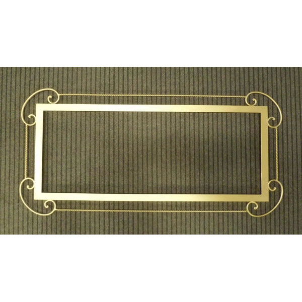 CORNICE FERRO BATTUTO per Specchio o Foto con o senza LED . Realizzazioni Personalizzate . 821