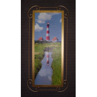 CORNICE FERRO BATTUTO per Specchio o Foto con o senza LED . Realizzazioni Personalizzate . 821