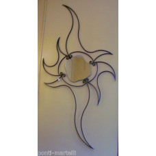 CORNICE design FERRO Battuto per Specchio o Foto con o senza LED . Realizzazioni Personalizzate . 832