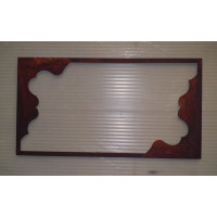 CORNICE design Laser FERRO Battuto per Specchio o Foto con o senza LED . Realizzazioni Personalizzate . 836