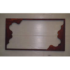 CORNICE design Laser FERRO Battuto per Specchio o Foto con o senza LED . Realizzazioni Personalizzate . 836