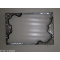 CORNICE design Laser FERRO Battuto per Specchio o Foto con o senza LED . Realizzazioni Personalizzate . 836