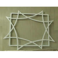 CORNICE design FERRO per Specchio o Foto con o senza LED . Realizzazioni Personalizzate . 837
