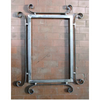 CORNICE design FERRO Battuto per Specchio o Foto con o senza LED . Realizzazioni Personalizzate . 844