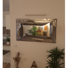CORNICE design FERRO Battuto per Specchio o Foto con o senza LED . Realizzazioni Personalizzate . 849