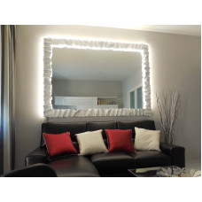 CORNICE design FERRO BATTUTO per Specchio o Foto con o senza LED . Realizzazioni Personalizzate . 850