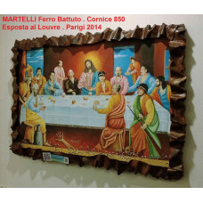 CORNICE design FERRO BATTUTO per Specchio o Foto con o senza LED . Realizzazioni Personalizzate . 850