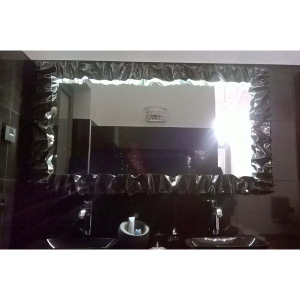 CORNICE design FERRO BATTUTO per Specchio o Foto con o senza LED . Realizzazioni Personalizzate . 850