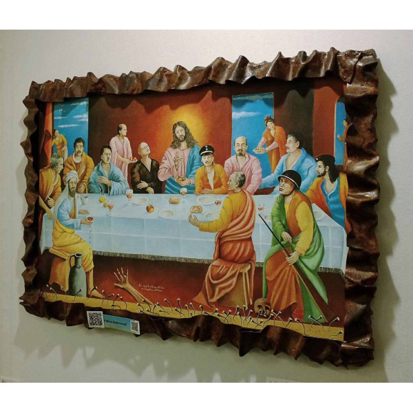CORNICE design FERRO BATTUTO per Specchio o Foto con o senza LED . Realizzazioni Personalizzate . 850