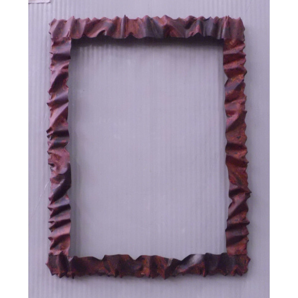 CORNICE design FERRO BATTUTO per Specchio o Foto con o senza LED . Realizzazioni Personalizzate . 850