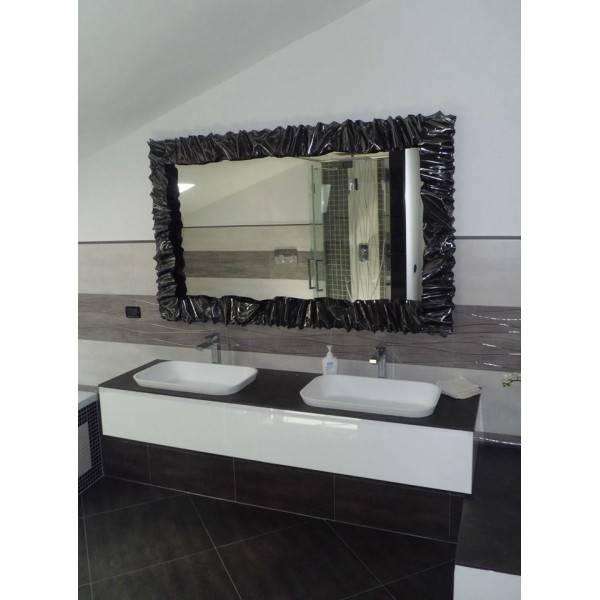 CORNICE design FERRO BATTUTO per Specchio o Foto con o senza LED . Realizzazioni Personalizzate . 850