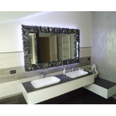 CORNICE design FERRO BATTUTO per Specchio o Foto con o senza LED . Realizzazioni Personalizzate . 850