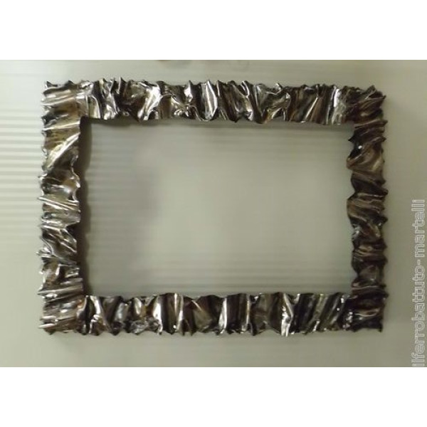 CORNICE design FERRO BATTUTO per Specchio o Foto con o senza LED . Realizzazioni Personalizzate . 850